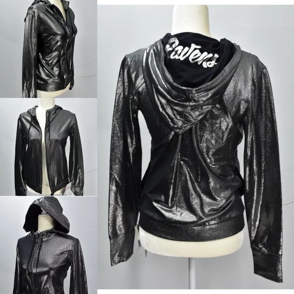 ALL SPORT COUTURE NFL Hooded Sweater Jacket Sz S - Picture 2 of 8